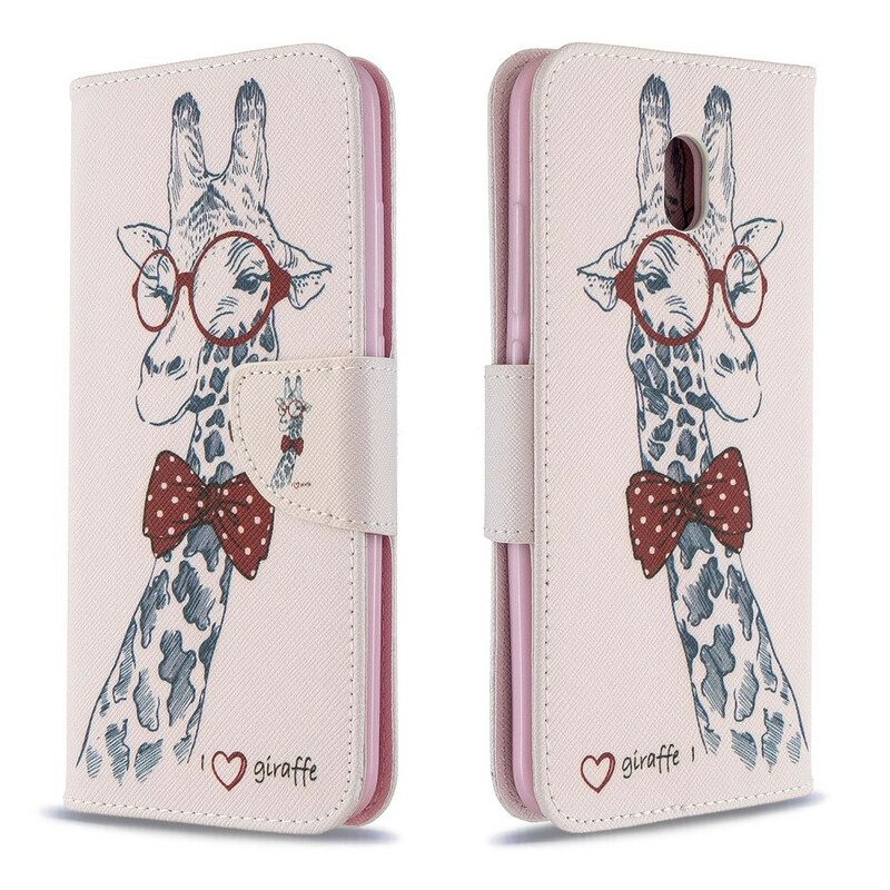 Flip Case Xiaomi Redmi 8A Brainy Giraffe