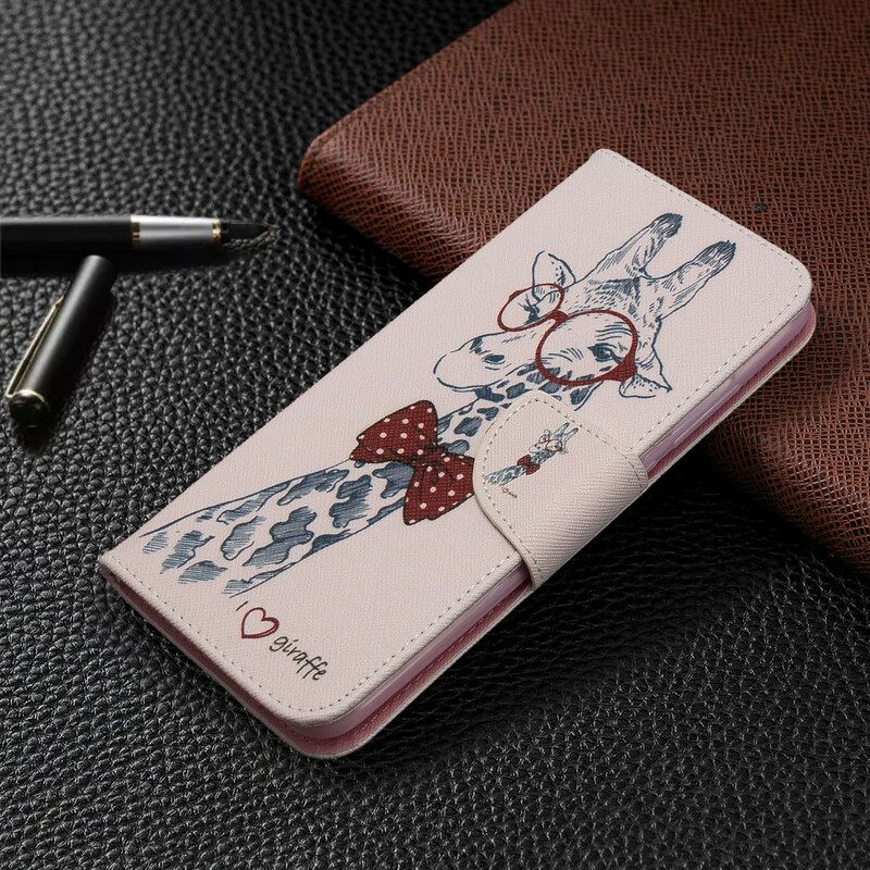 Flip Case Xiaomi Redmi 8A Brainy Giraffe