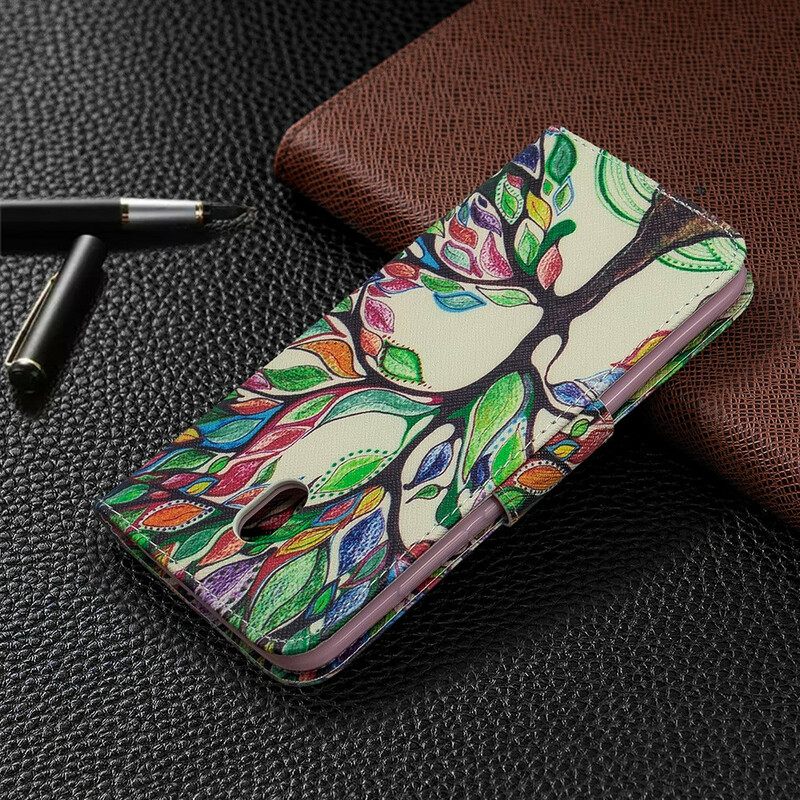 Flip Case Xiaomi Redmi 8A Värikäs Puu