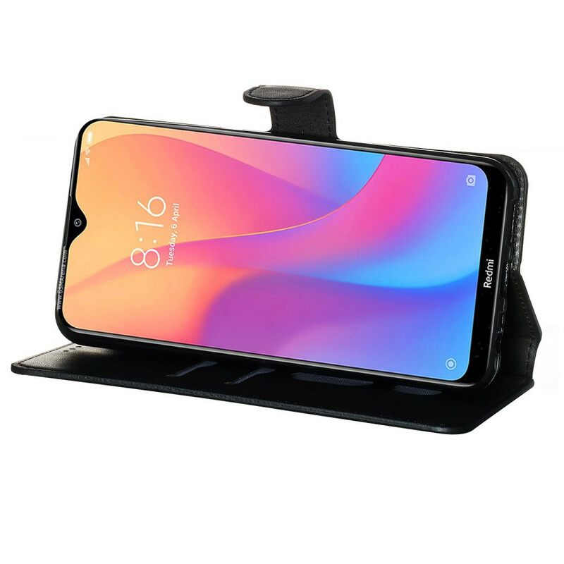 Kotelot Xiaomi Redmi 8A Faux Leather Retro Style