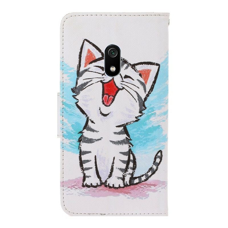 Kotelot Xiaomi Redmi 8A Suojaketju Kuori Kitten Color Strappy