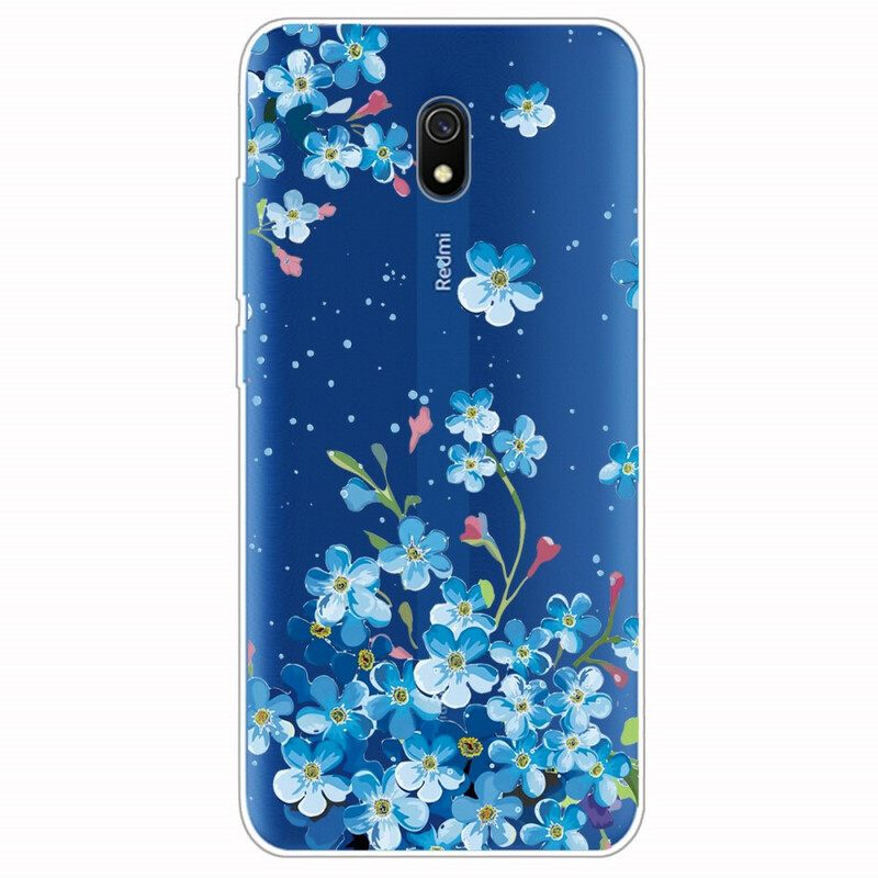 Kuori Xiaomi Redmi 8A Sinikukkakimppu