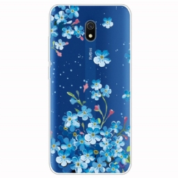 Kuori Xiaomi Redmi 8A Sinikukkakimppu