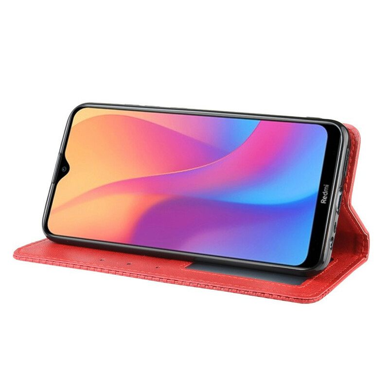 Puhelinkuoret Xiaomi Redmi 8A Kotelot Flip Tyylitelty Vintage-nahkaefekti