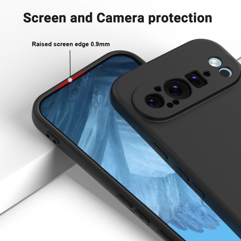 Kuori Google Pixel 9 Pro Xl Nestemäinen Silikonihihna Suojakuori