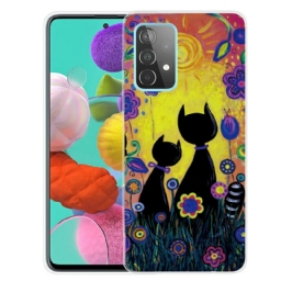 Case Samsung Galaxy A72 4G / 5G Cat Cartoon