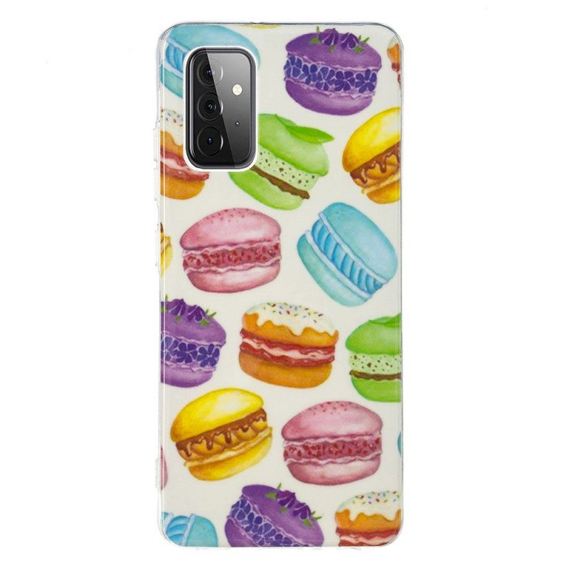 Case Samsung Galaxy A72 4G / 5G Fluoresoiva Macaroons