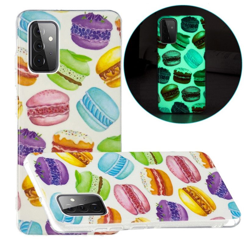 Case Samsung Galaxy A72 4G / 5G Fluoresoiva Macaroons