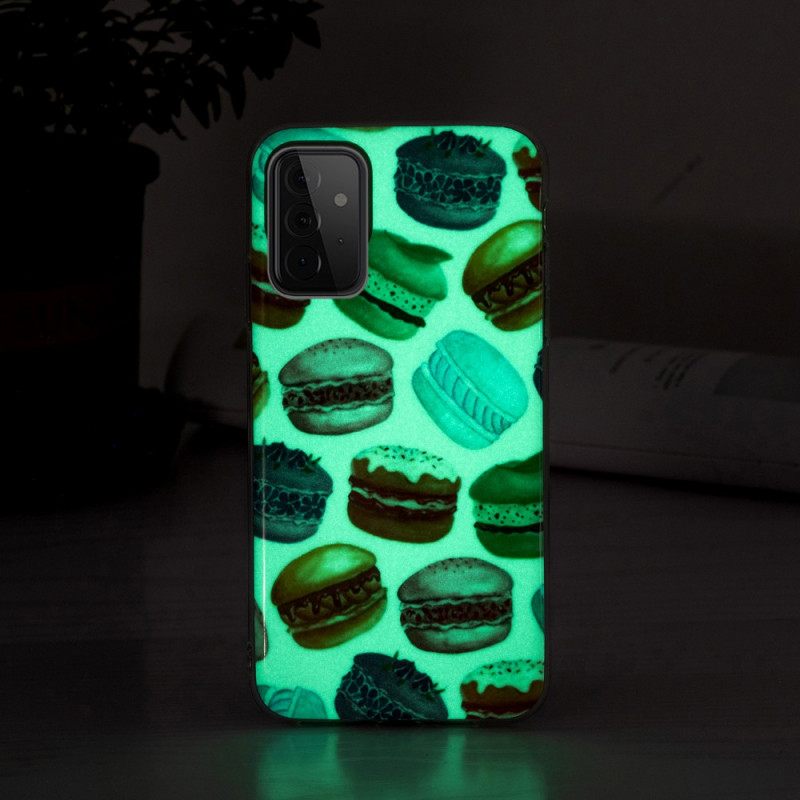 Case Samsung Galaxy A72 4G / 5G Fluoresoiva Macaroons