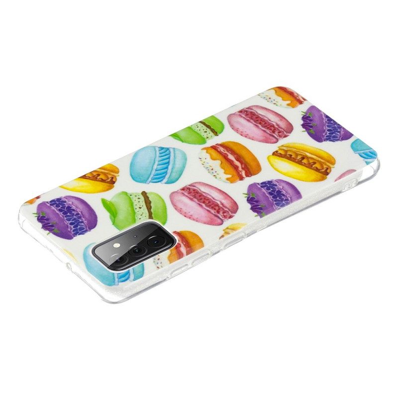 Case Samsung Galaxy A72 4G / 5G Fluoresoiva Macaroons