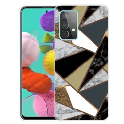 Case Samsung Galaxy A72 4G / 5G Geometrinen Marmori