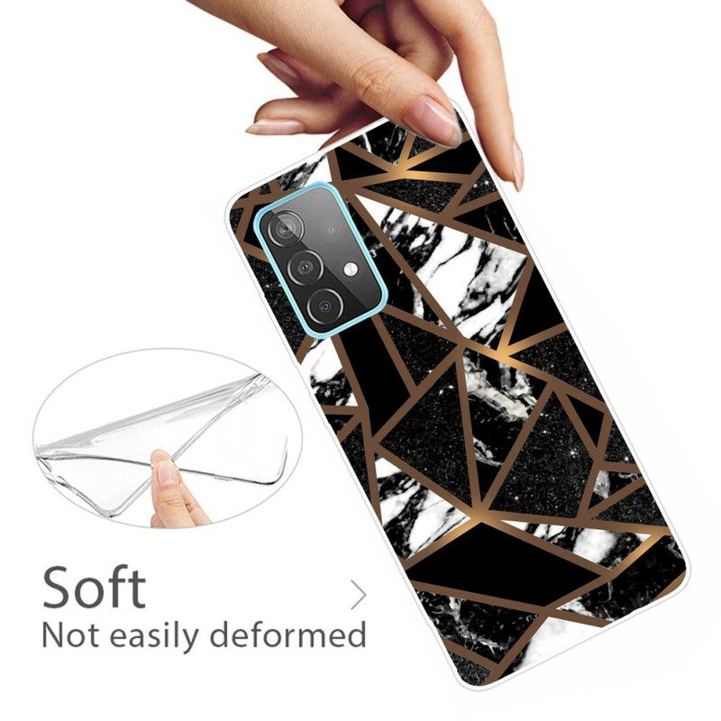 Case Samsung Galaxy A72 4G / 5G Geometrinen Marmori