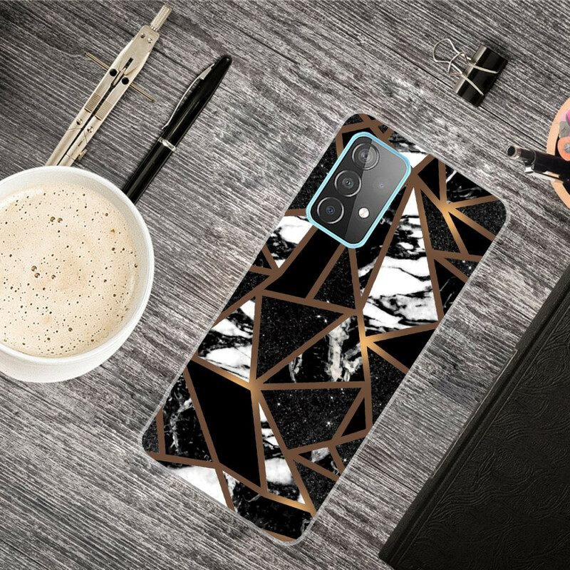 Case Samsung Galaxy A72 4G / 5G Geometrinen Marmori