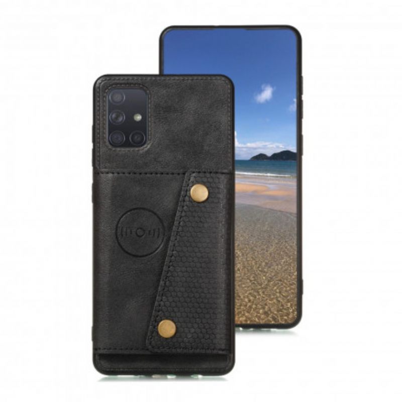 Case Samsung Galaxy A72 4G / 5G Lompakkokuori Wallet Napsahtaa