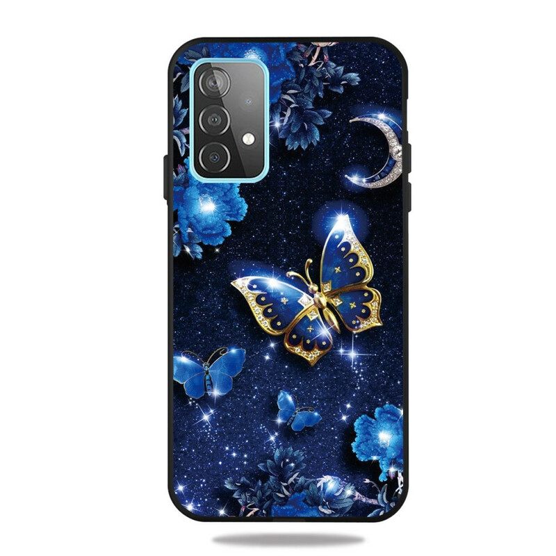 Case Samsung Galaxy A72 4G / 5G Moth The Night