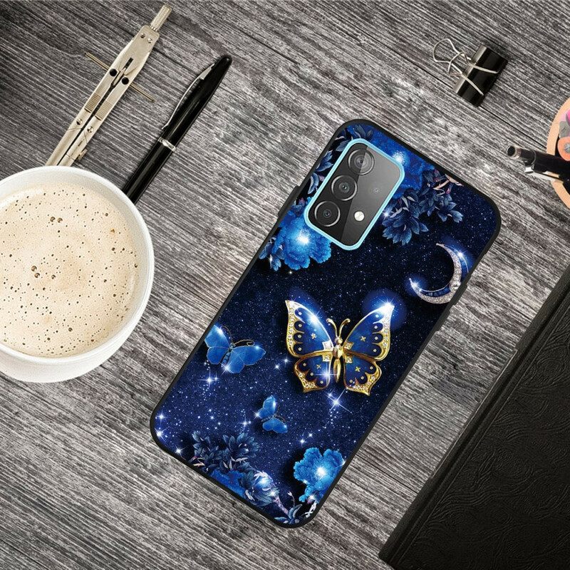 Case Samsung Galaxy A72 4G / 5G Moth The Night