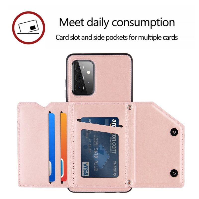 Case Samsung Galaxy A72 4G / 5G Olkahihna Korttipidike