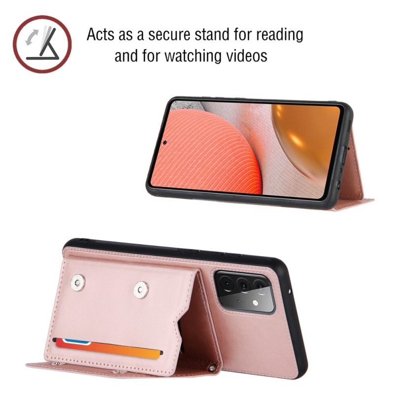 Case Samsung Galaxy A72 4G / 5G Olkahihna Korttipidike