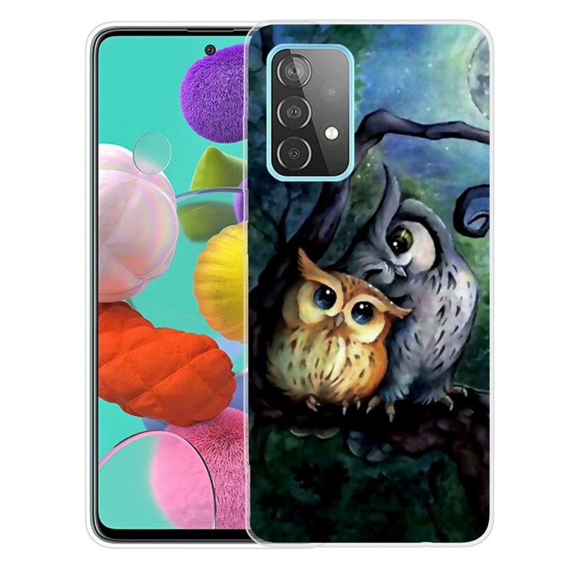 Case Samsung Galaxy A72 4G / 5G Pöllöjen Maalaus