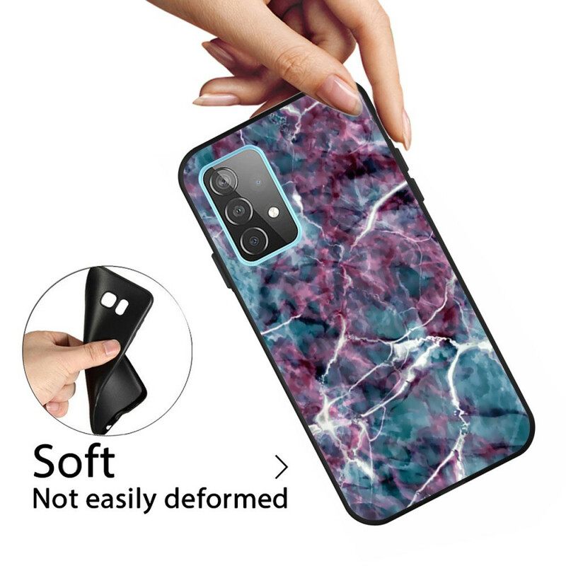 Case Samsung Galaxy A72 4G / 5G Purple Marble