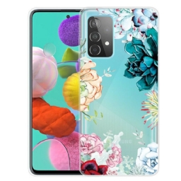 Case Samsung Galaxy A72 4G / 5G Saumattomat Akvarellikukat