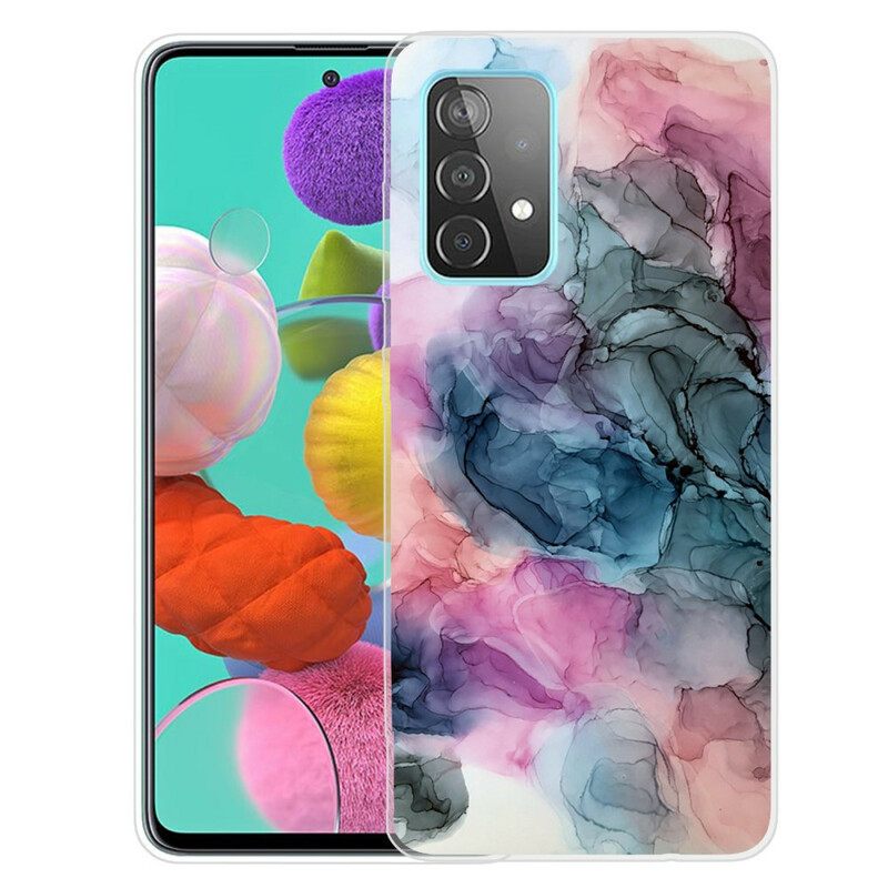 Case Samsung Galaxy A72 4G / 5G Värillinen Marmori