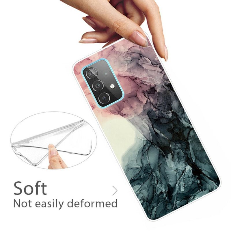 Case Samsung Galaxy A72 4G / 5G Värillinen Marmori