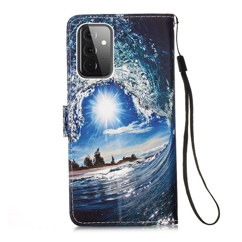 Flip Case Samsung Galaxy A72 4G / 5G Rakastaa Aaltoa