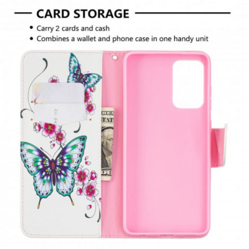 Kotelot Samsung Galaxy A72 4G / 5G Butterflies Kings