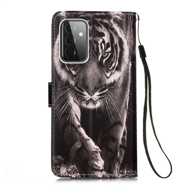 Kotelot Samsung Galaxy A72 4G / 5G Night Tiger