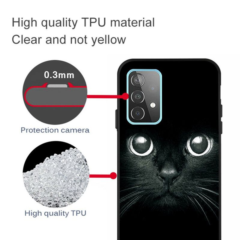 Kuori Samsung Galaxy A72 4G / 5G Cat Eyes