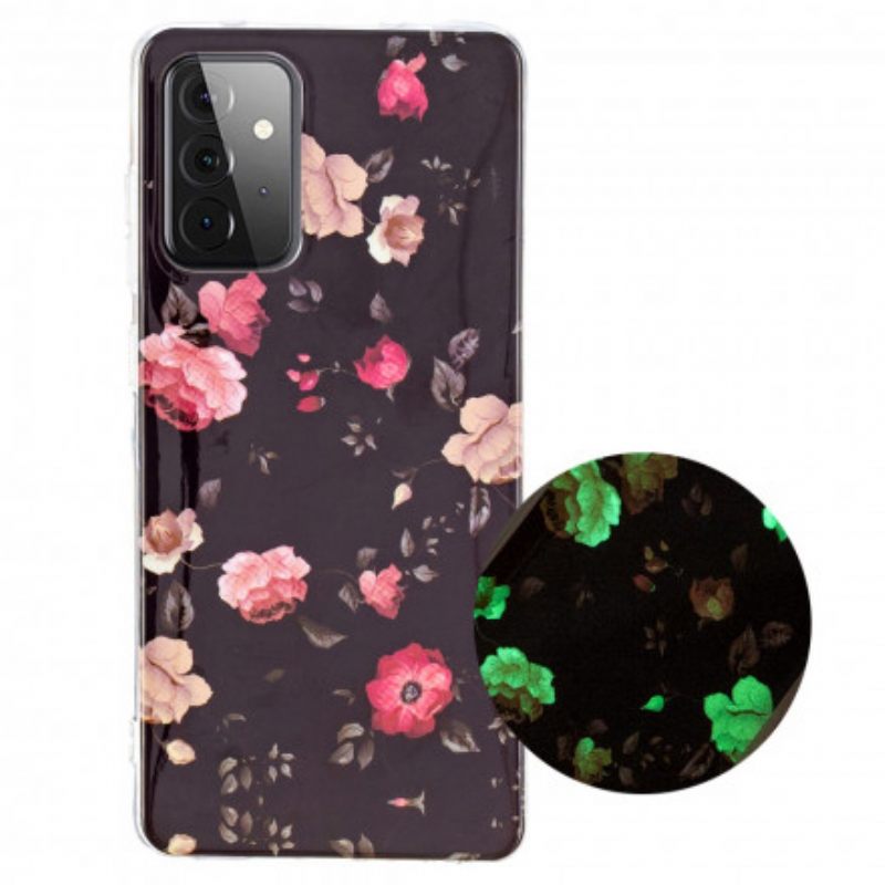 Kuori Samsung Galaxy A72 4G / 5G Fluorescent Floral Sarja