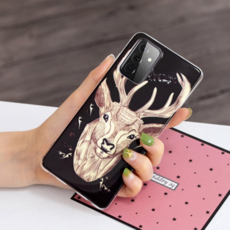 Kuori Samsung Galaxy A72 4G / 5G Fluorescent Majestic Stag