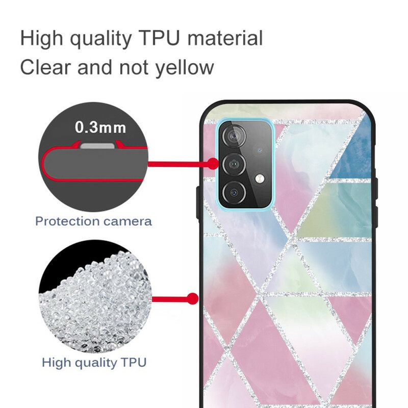 Kuori Samsung Galaxy A72 4G / 5G Glitter Marble