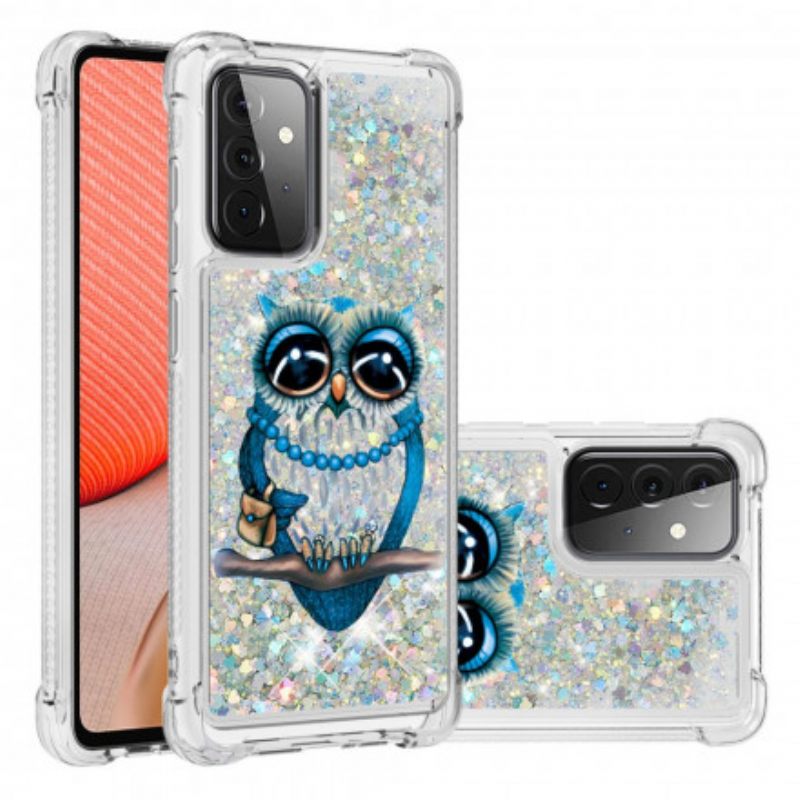 Kuori Samsung Galaxy A72 4G / 5G Miss Owl Glitter