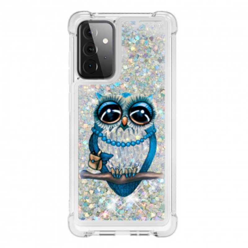 Kuori Samsung Galaxy A72 4G / 5G Miss Owl Glitter