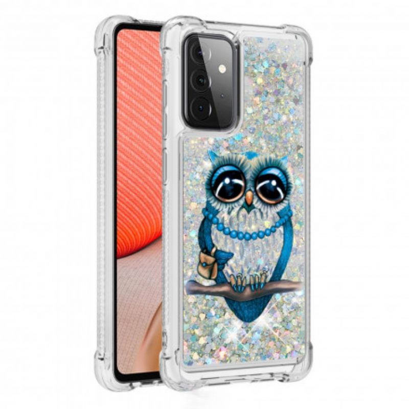 Kuori Samsung Galaxy A72 4G / 5G Miss Owl Glitter