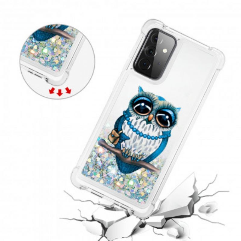 Kuori Samsung Galaxy A72 4G / 5G Miss Owl Glitter