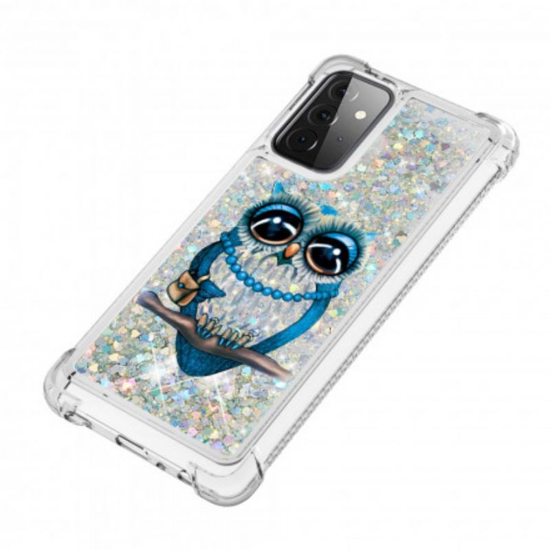 Kuori Samsung Galaxy A72 4G / 5G Miss Owl Glitter