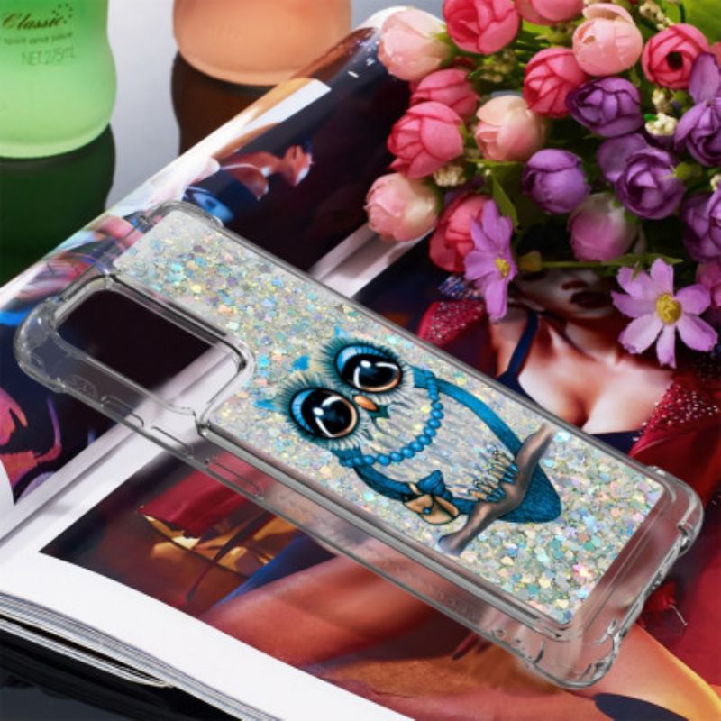 Kuori Samsung Galaxy A72 4G / 5G Miss Owl Glitter