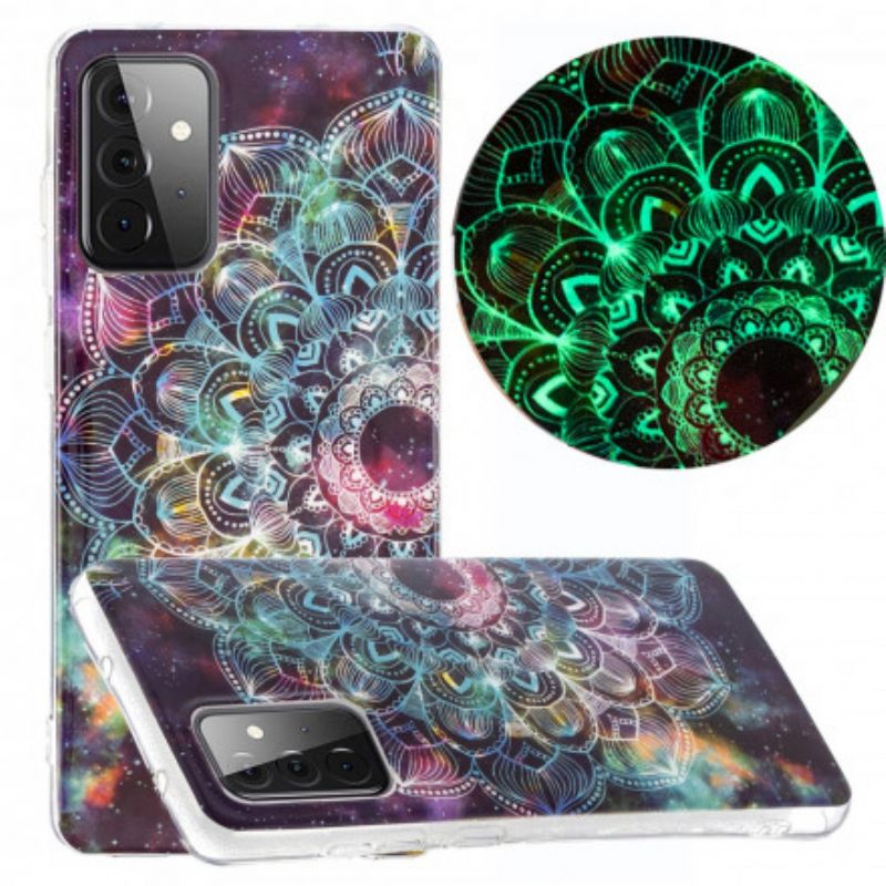 Kuori Samsung Galaxy A72 4G / 5G Värikäs Fluoresoiva Mandala