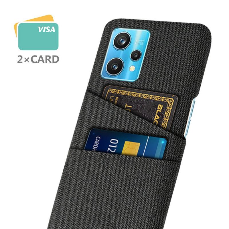 Case Realme 9 Pro Plus Cloth Kaksoiskorttikotelo