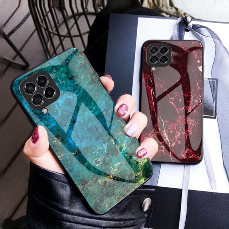 Case Samsung Galaxy M53 5G Marble Tempered Glass