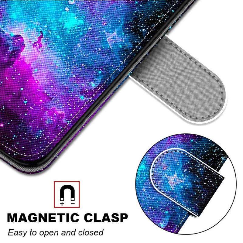 Flip Case Samsung Galaxy M53 5G Cosmic Sky