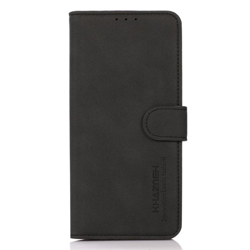 Flip Case Samsung Galaxy M53 5G Keinonahka Khazneh