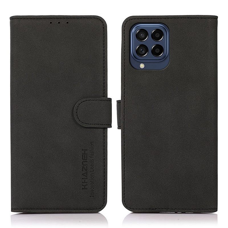 Flip Case Samsung Galaxy M53 5G Keinonahka Khazneh