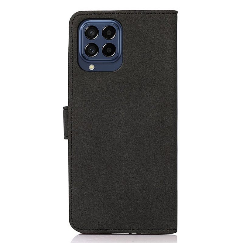 Flip Case Samsung Galaxy M53 5G Keinonahka Khazneh