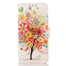 Flip Case Samsung Galaxy M53 5G Kukkiva Puu