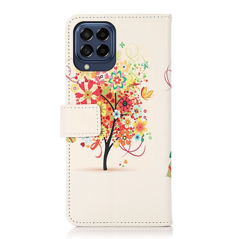 Flip Case Samsung Galaxy M53 5G Kukkiva Puu