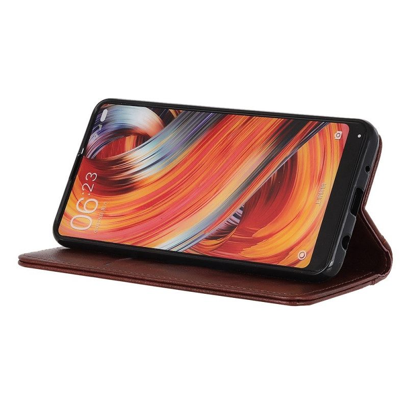 Flip Case Samsung Galaxy M53 5G Litchi Haljattu Nahka